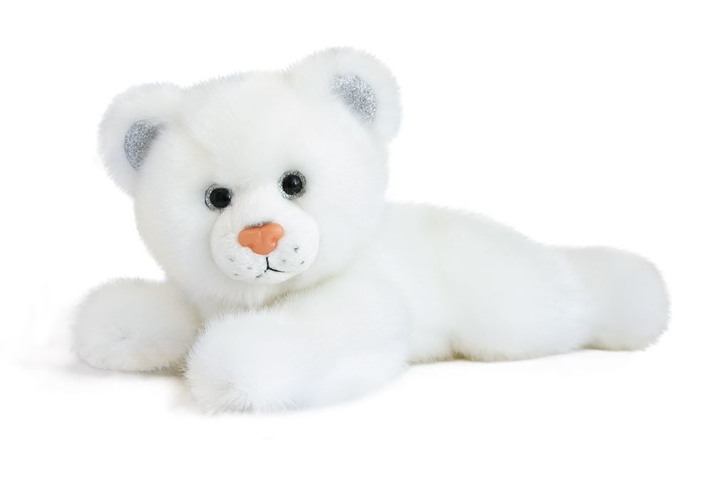  so chic soft toy white panther 23 cm 